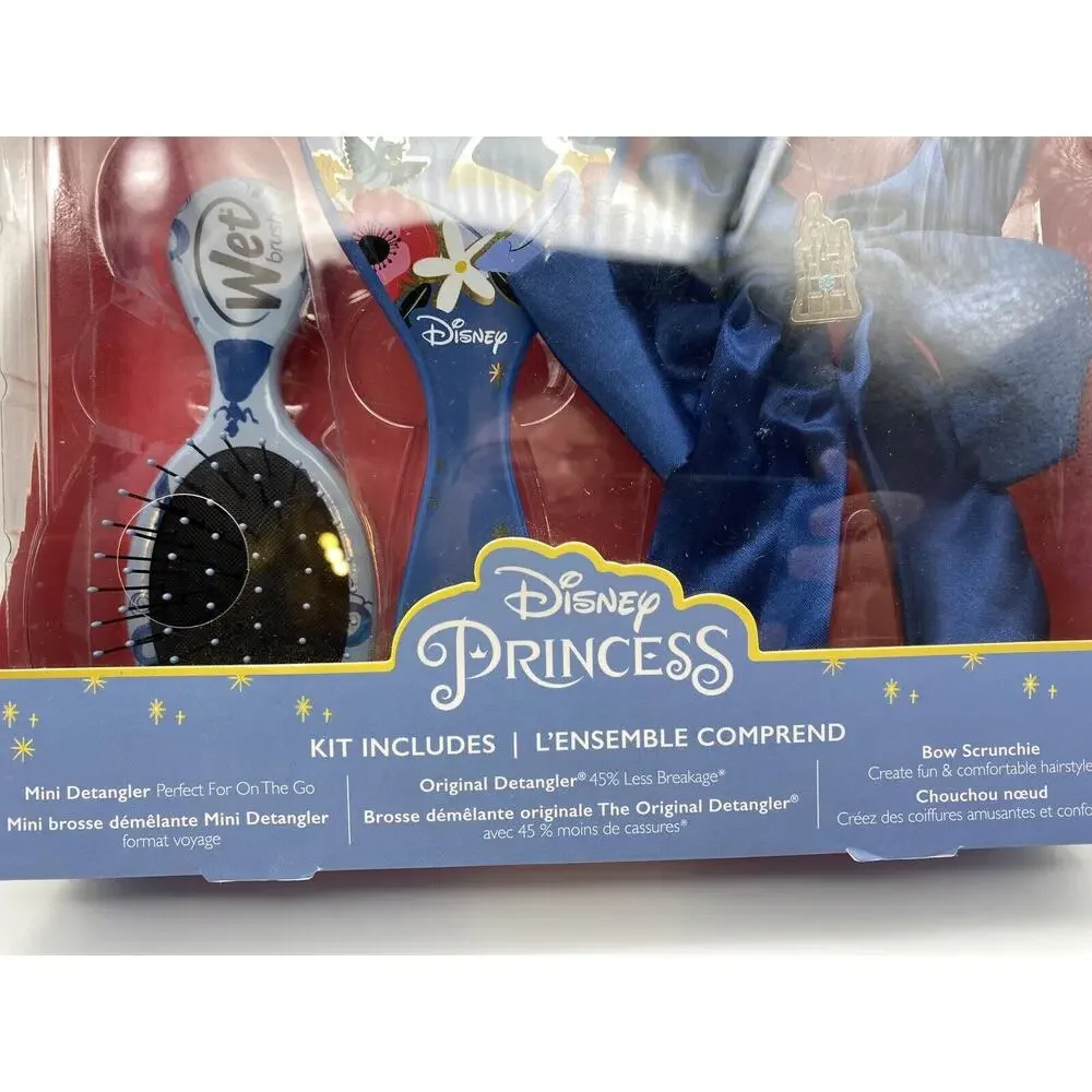 Wet Brush Disney Princess Cinderella Detangle & Style Limited Edition 2 brushes